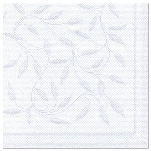 Papstar 160 Servietten "ROYAL Collection" 1/4-Falz 40 cm x 40 cm weiss "New Mediterran"