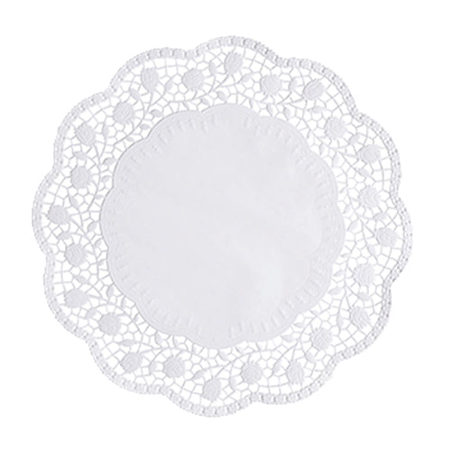 Papstar 8x 250 Tortenspitzen rund Ø 30 cm weiss