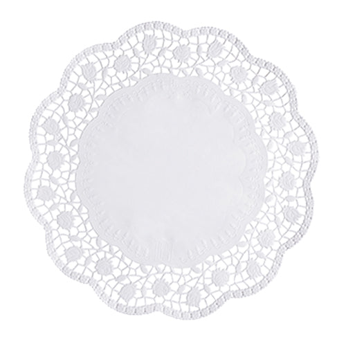 Papstar 8x 250 Tortenspitzen rund Ø 32 cm weiss