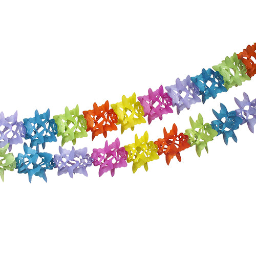 Papstar 12x Girlande, Papier Ø 12 cm · 6 m