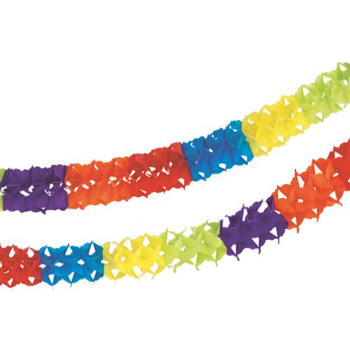 Papstar 12x Girlande, Papier Ø 11,5 cm · 4 m
