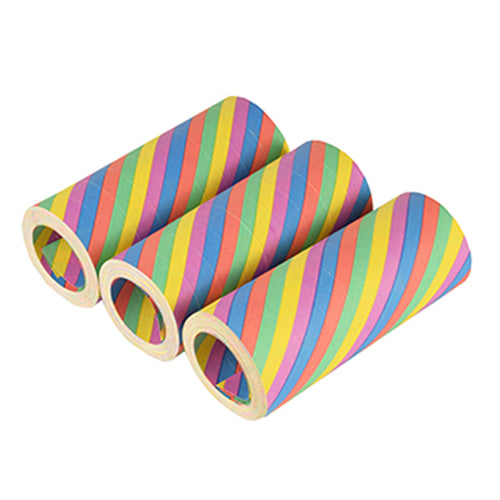 Papstar 10x 3 Riesenluftschlangen 15 m "Rainbow" flammhemmend