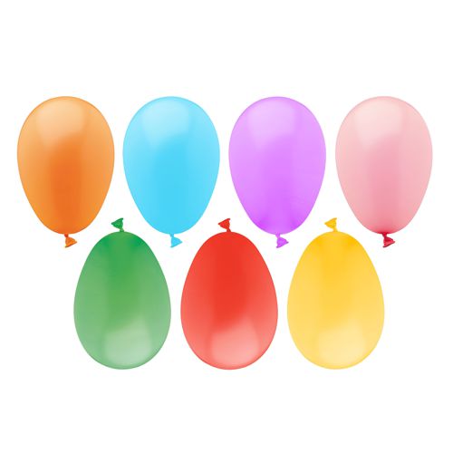 Papstar 10x 100 Luftballons farbig sortiert "Wasserbomben"