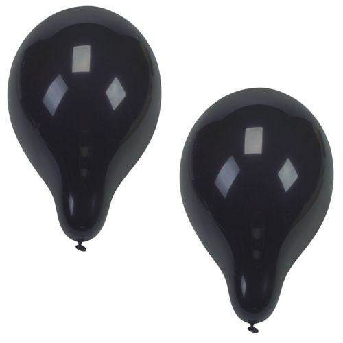 Papstar 12x 10 Luftballons Ø 25 cm schwarz