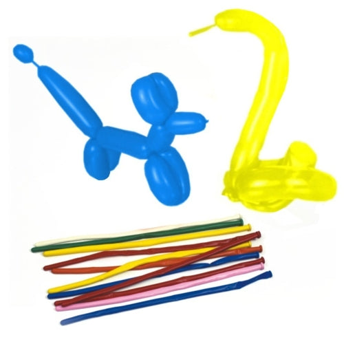Papstar 10x 50 Modellierballons 140 cm farbig sortiert "Maxi"