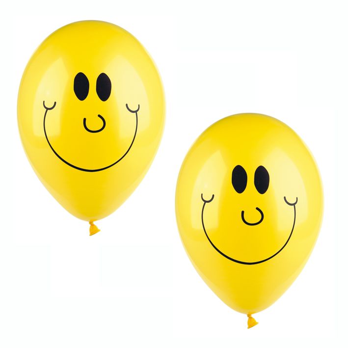 Papstar 12x 10 Luftballons Ø 25 cm "Sunny"