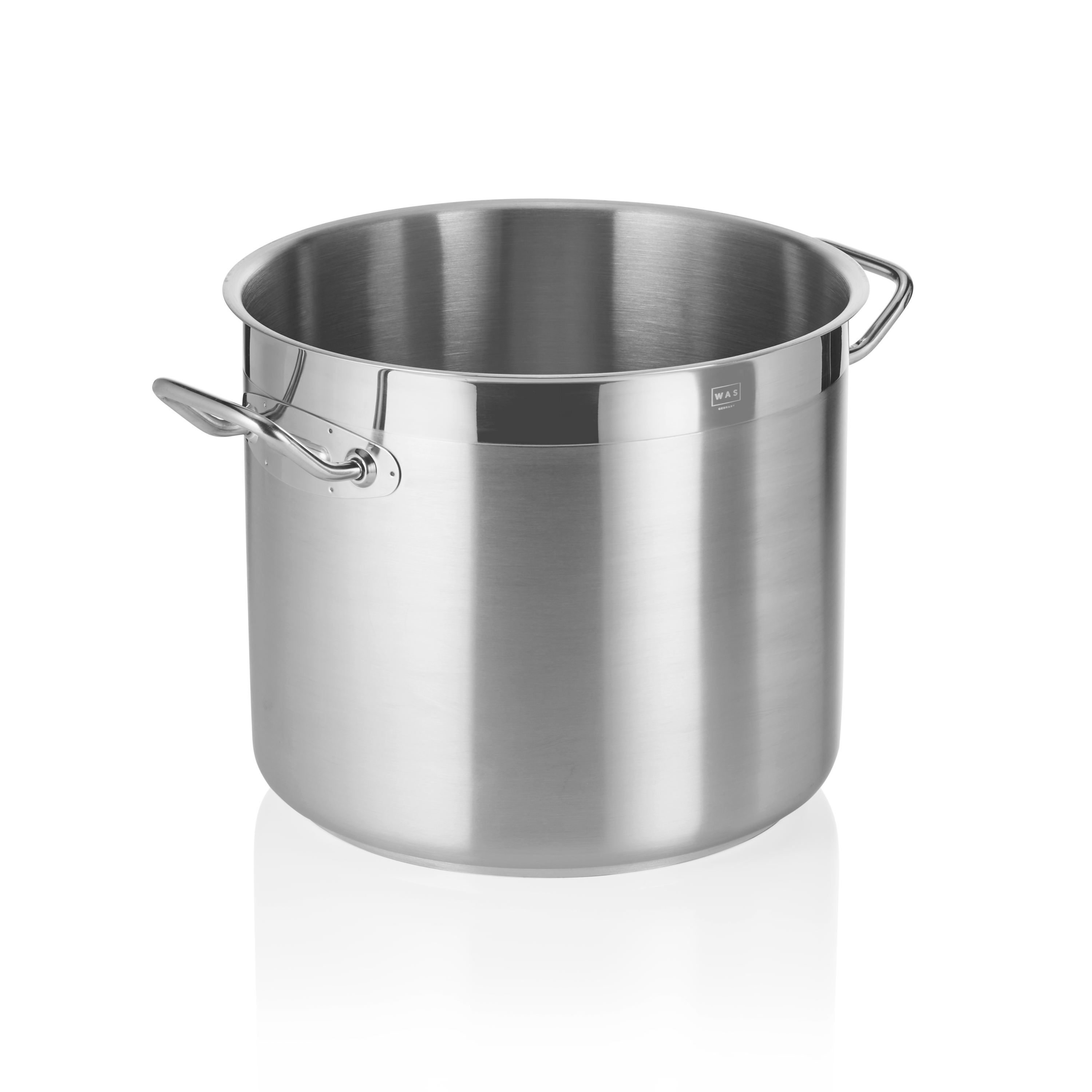 WAS Germany Fleischtopf, Chromnickelstahl, Serie: COOKWARE 21, Inhalt: 22L, Durchmesser: 32cm, Höhe: 28,5cm (2104320)