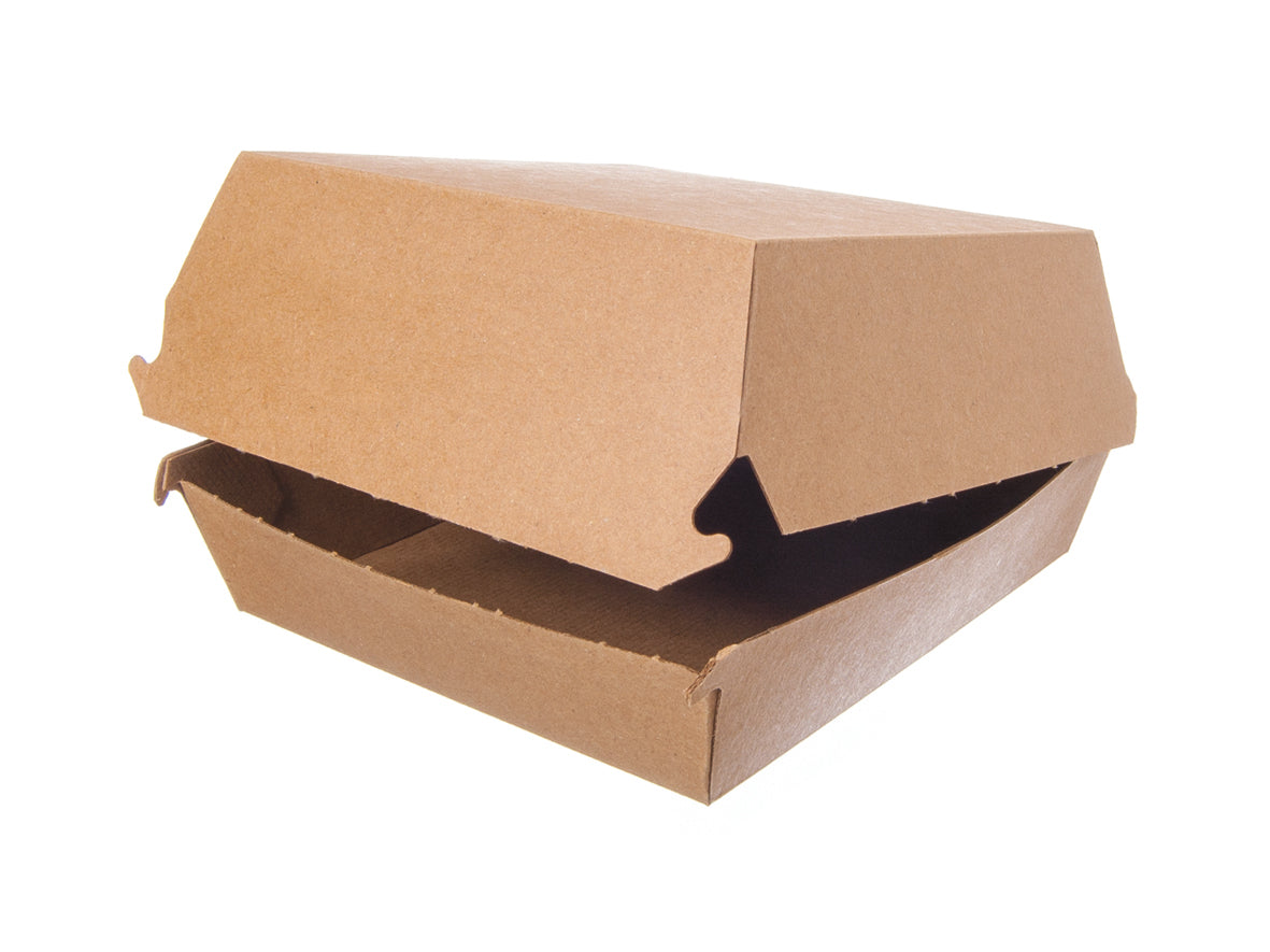 Gude 800x HAMBURGER-BOX PAPPE 13X13X7,5 KR/KR  XXL