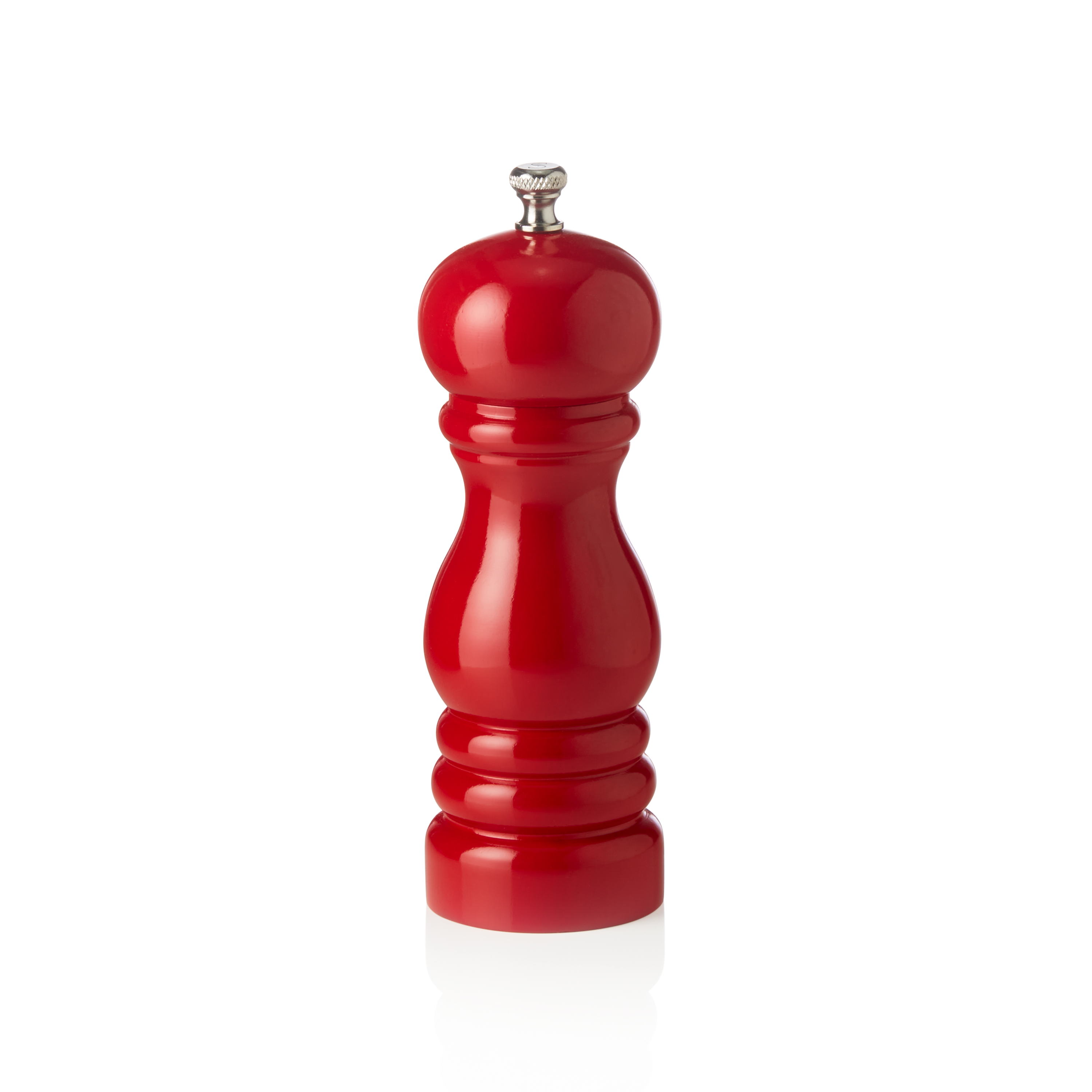WAS Germany Salzmühle mit Keramikmahlwerk Classic Mill, Holz, rot glänzend, Höhe:15cm (2424015)