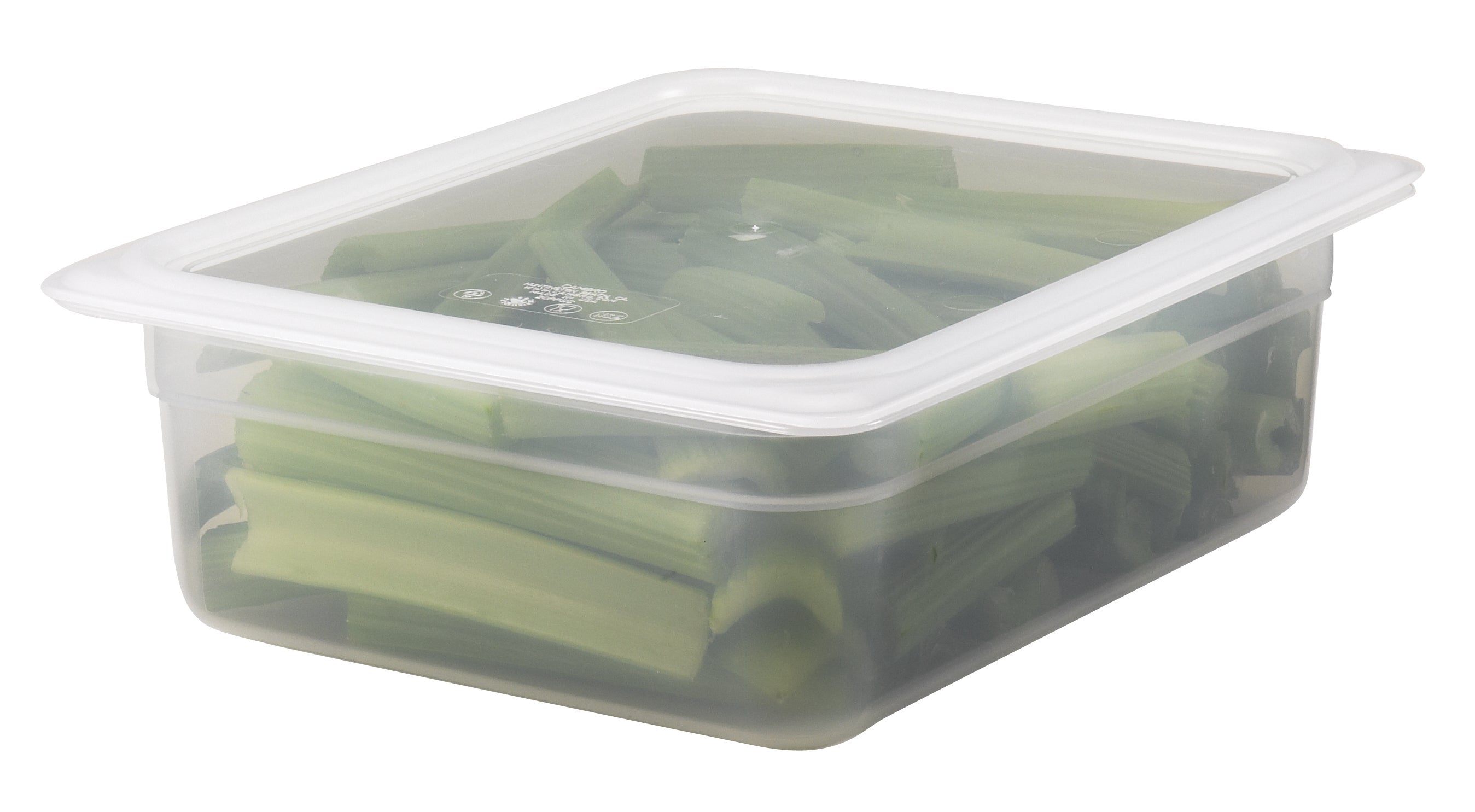 Cambro Lichtdurchlässige Polypropylen Gastronorm GN-Behälter GN1/2-65, 6 Stück im Karton - 22PP190