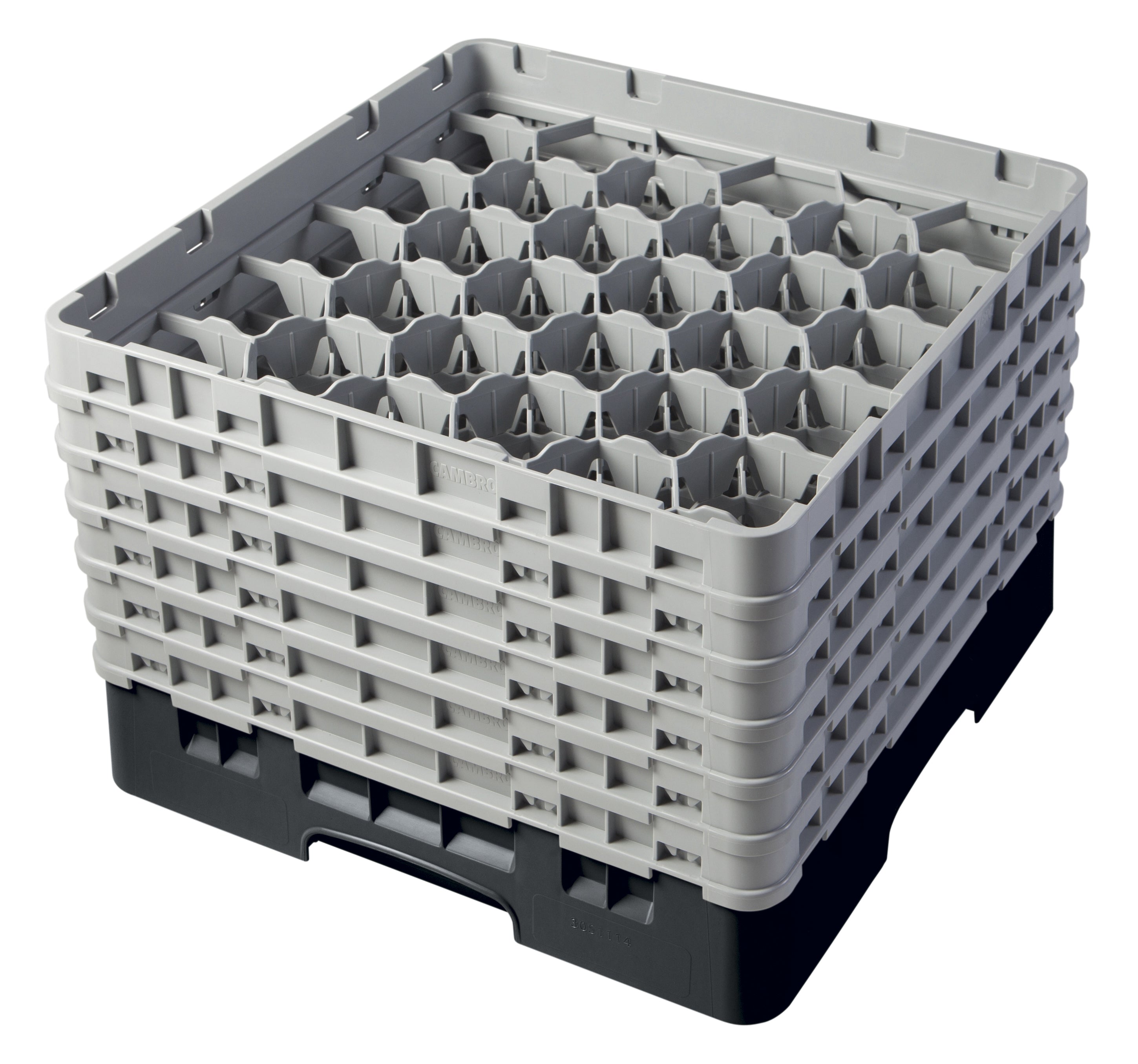 Cambro Camrack® 30-Fächer - Spülkorb mit 6 Extender 500 x 500 x 349 mm, 1 Stück im Karton - 30S1114110