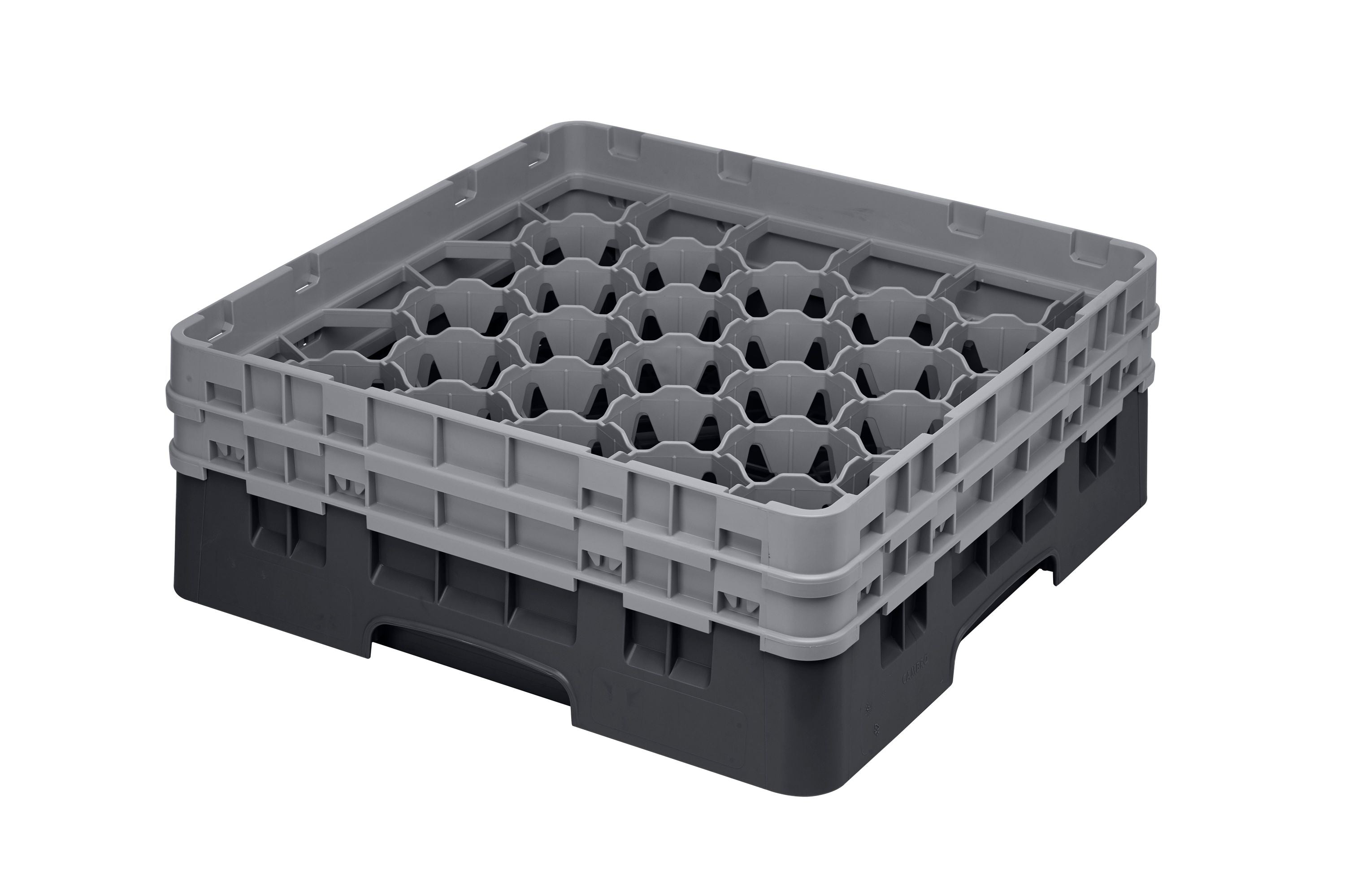 Cambro Camrack® 30-Fächer - Spülkorb mit 2 Extender 500 x 500 x 184 mm, 1 Stück im Karton - 30S434110