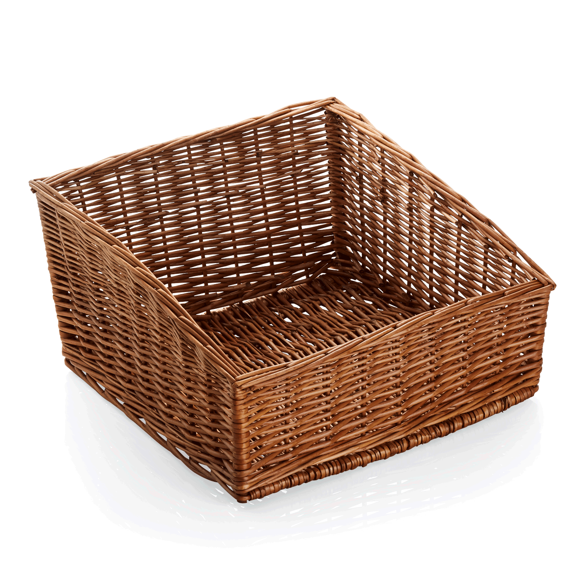WAS Germany 1x Buffetkorb, 46 x 45 cm, Höhe 25/16,5 cm, Vollweide  (3136450)
