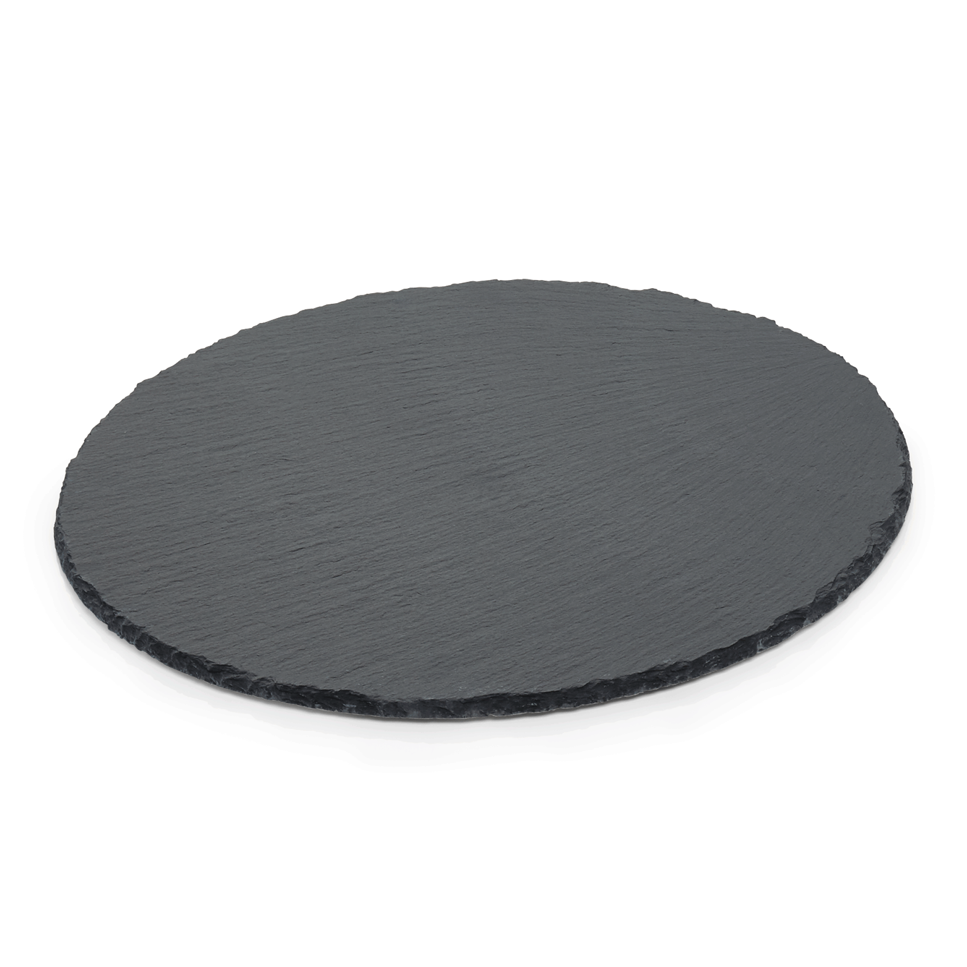 WAS Germany Naturschieferplatte, Schiefer, Grau, Rund, Durchmesser: 38cm (3313380)