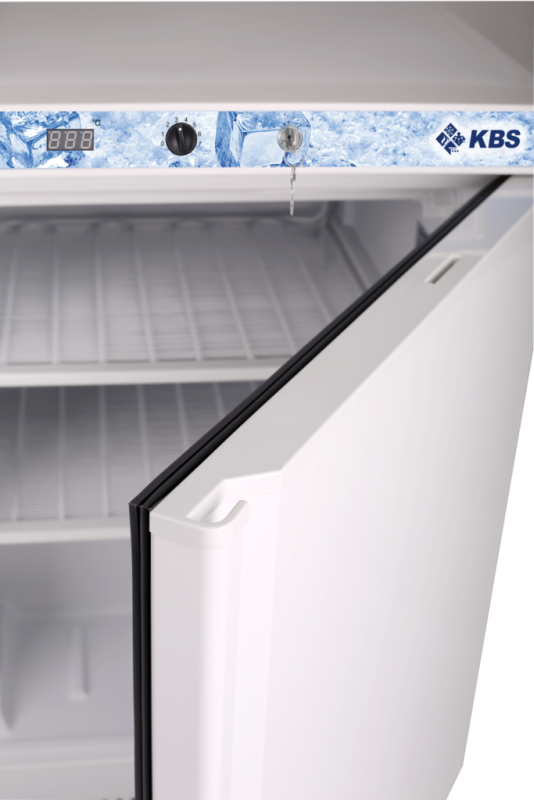KBS Tiefkühlschrank, Stahl und Kunststoff, Weiß, 0,105kW, 230V, 129L, 600x600x850mm (202 TK)