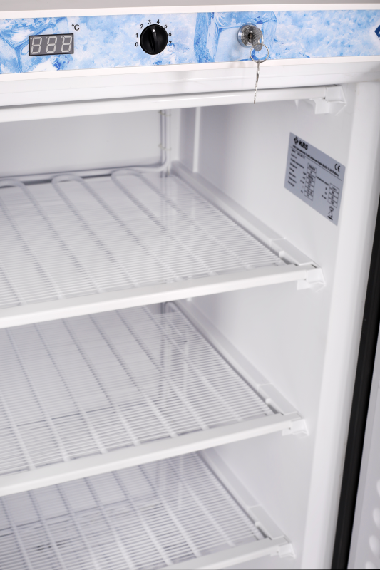 KBS Tiefkühlschrank, Stahl und Kunststoff, Weiß, 0,3kW, 30V, 522L, 777x715x1720mm (502 TK)