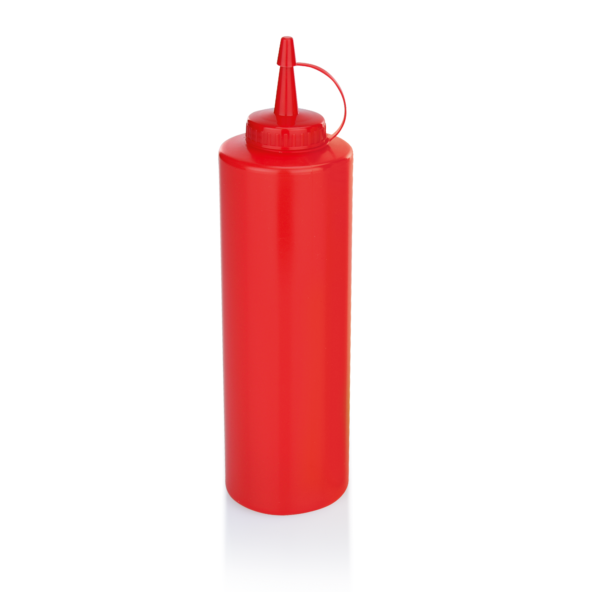 WAS Germany 6x Quetschflasche Set, Ø 7 cm, 0,7 ltr., rot, Polyethylen  (3731000)