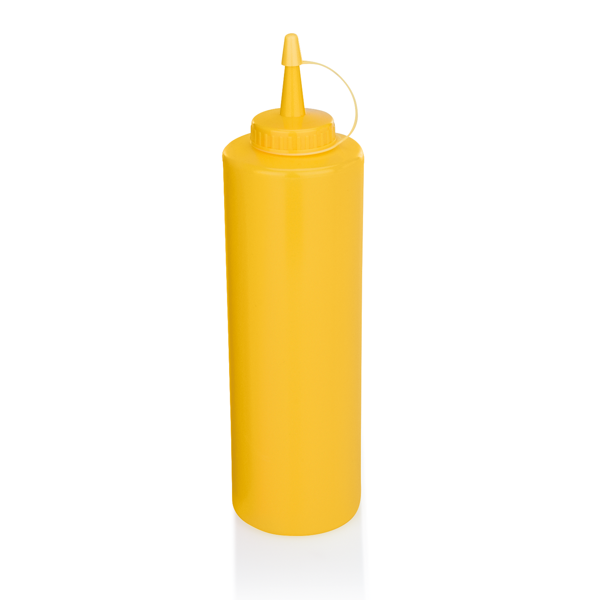 WAS Germany 6x Quetschflasche Set, Ø 7 cm, 0,7 ltr., gelb, Polyethylen  (3731001)