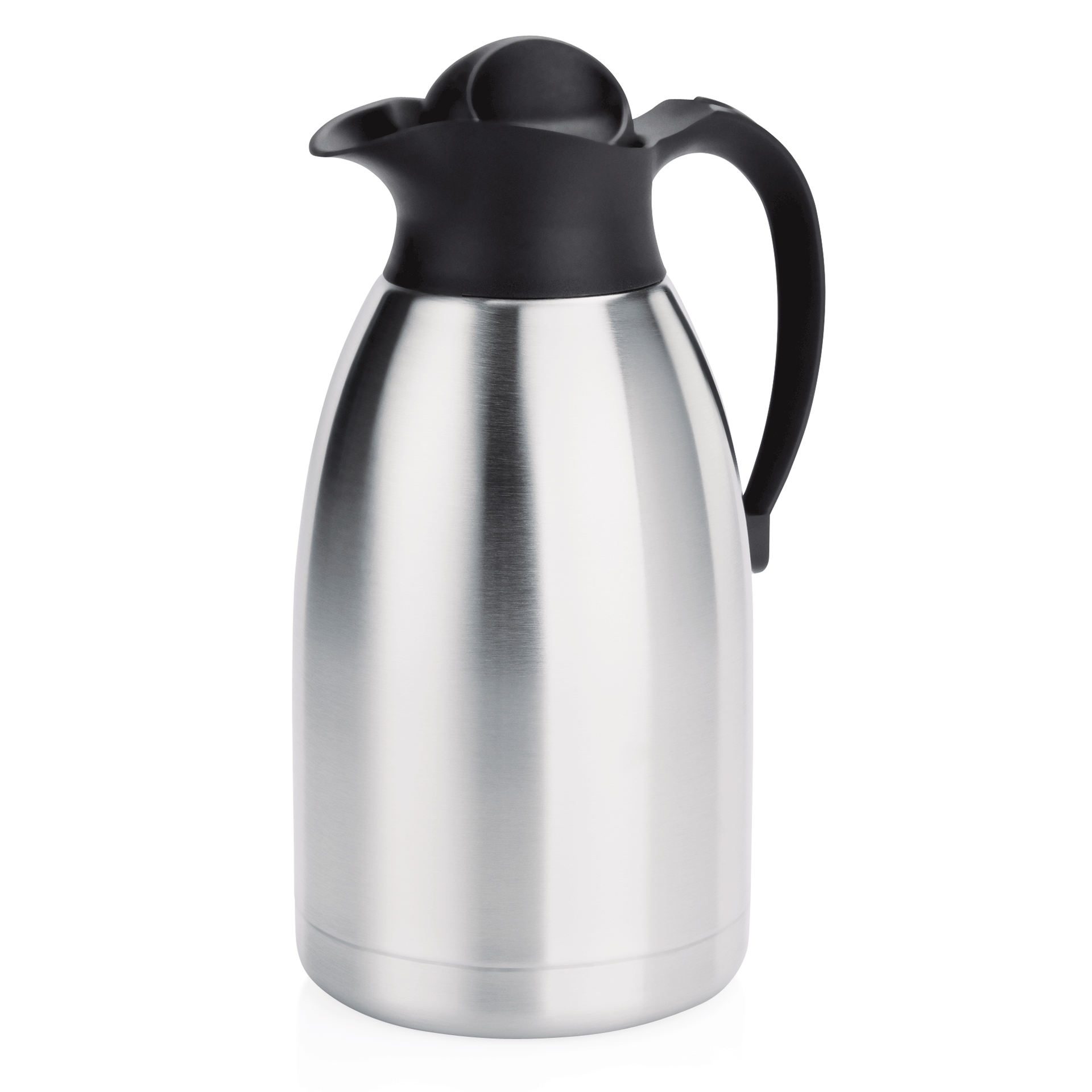 WAS Germany 1x Isolierkanne, 2 ltr., Ø 13 cm, Höhe 28 cm, doppelwandig, Chromnickelstahl  (3810202)