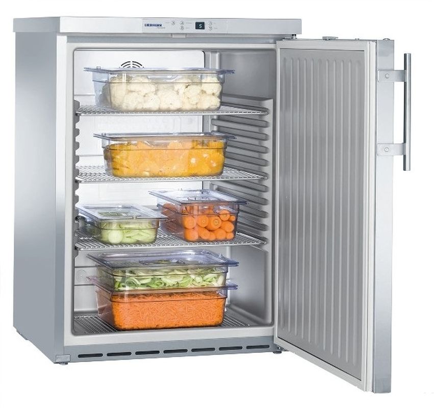 Liebherr Kühlschrank (FKUv 1660 CHR), SIlver, 0,1kW, 230V, 600x615x830mm