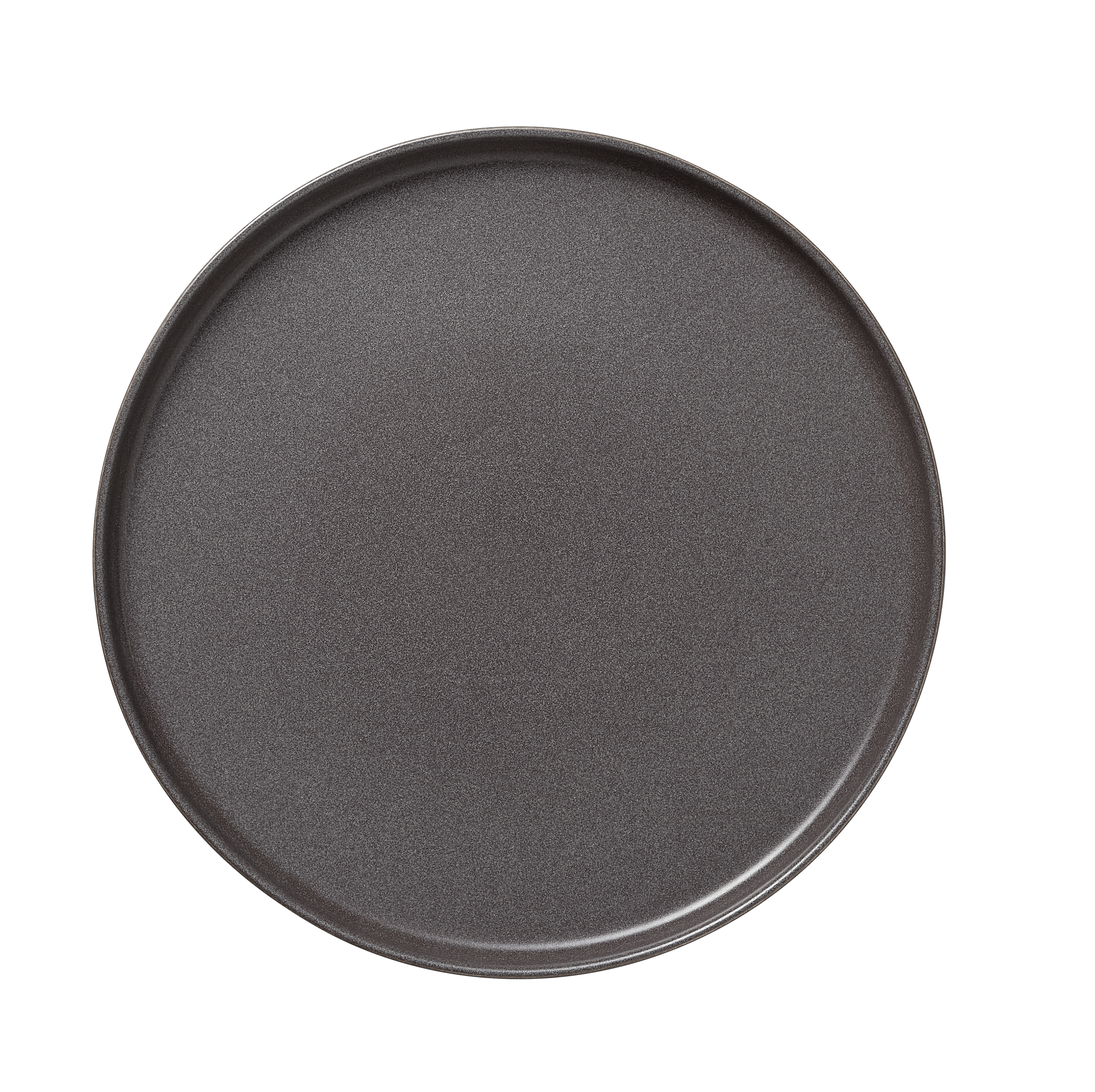 WAS Germany 4x Teller Set ROCKZZERO, Steinzeug, Stone Grey, flach, Durchmesser:33cm (452201033)