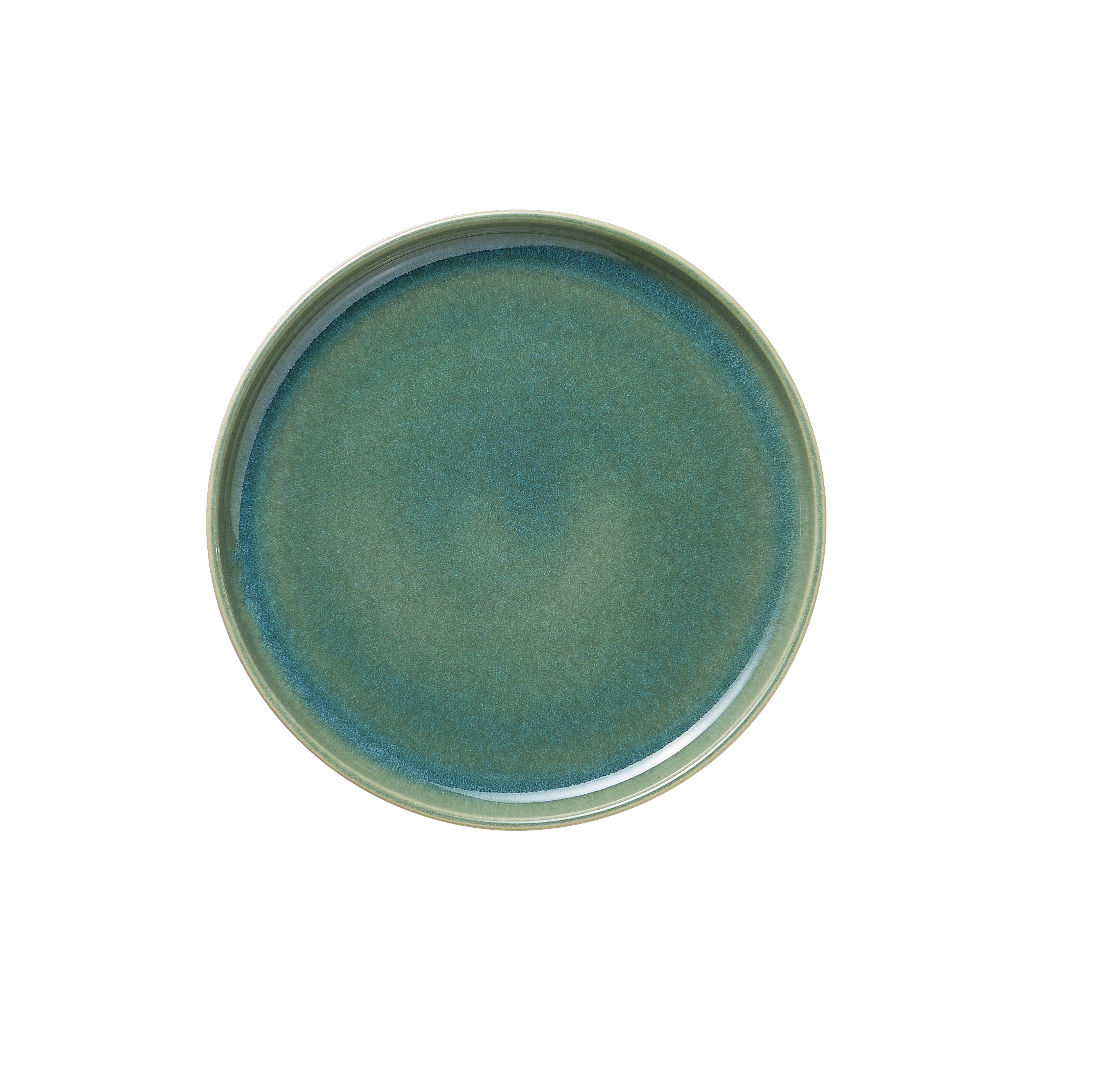 WAS Germany 6x Teller Set ROCKZZERO ONE, Steinzeug, Myrtle Green, flach, Durchmesser:22cm (452301022)