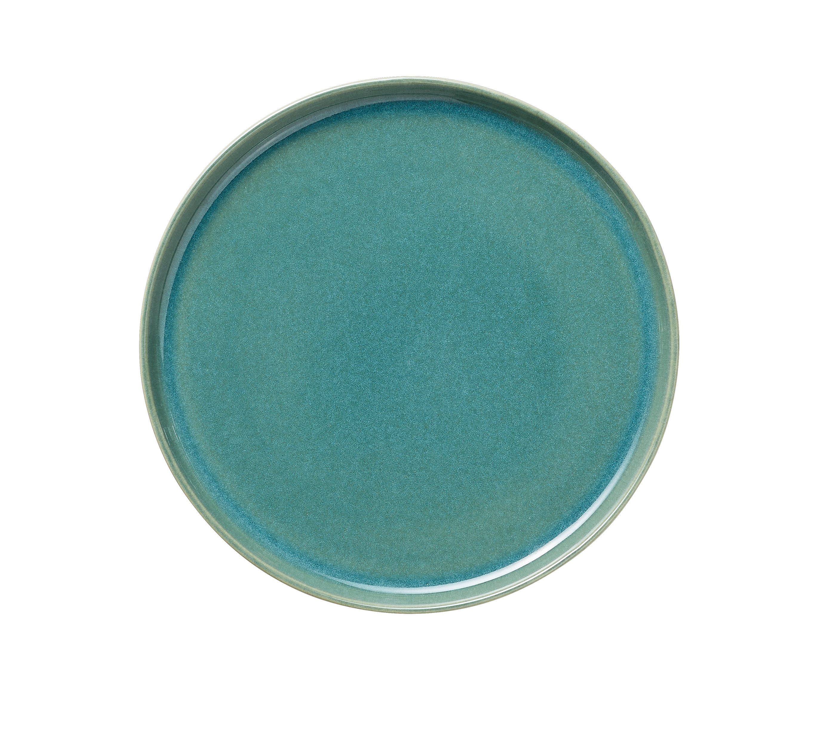 WAS Germany 6x Teller Set ROCKZZERO, Steinzeug, Myrtle Green, flach, Durchmesser:28cm (452301028)