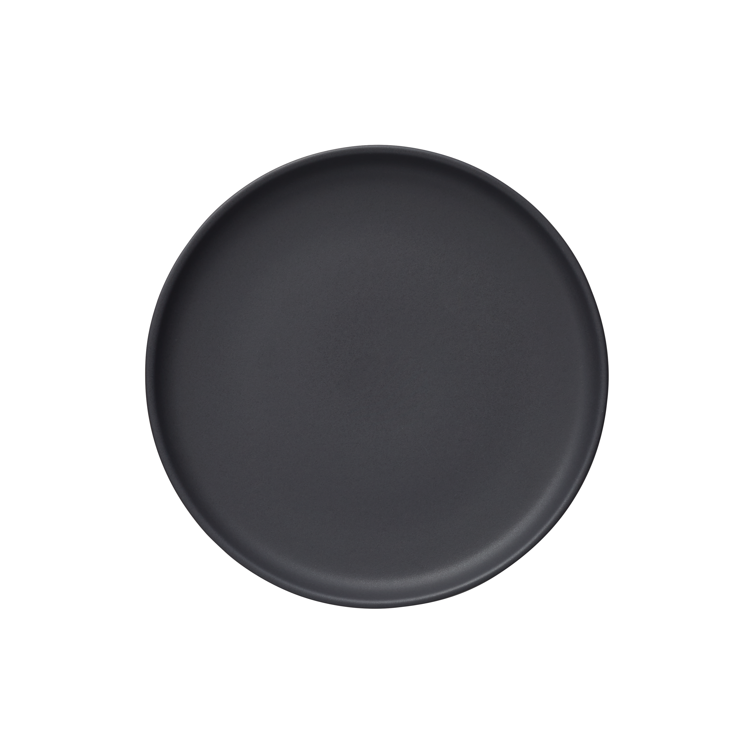 WAS Germany 6x Teller Set ROCKZZERO, Steinzeug, Midnight, flach, Durchmesser:22cm (452501022)