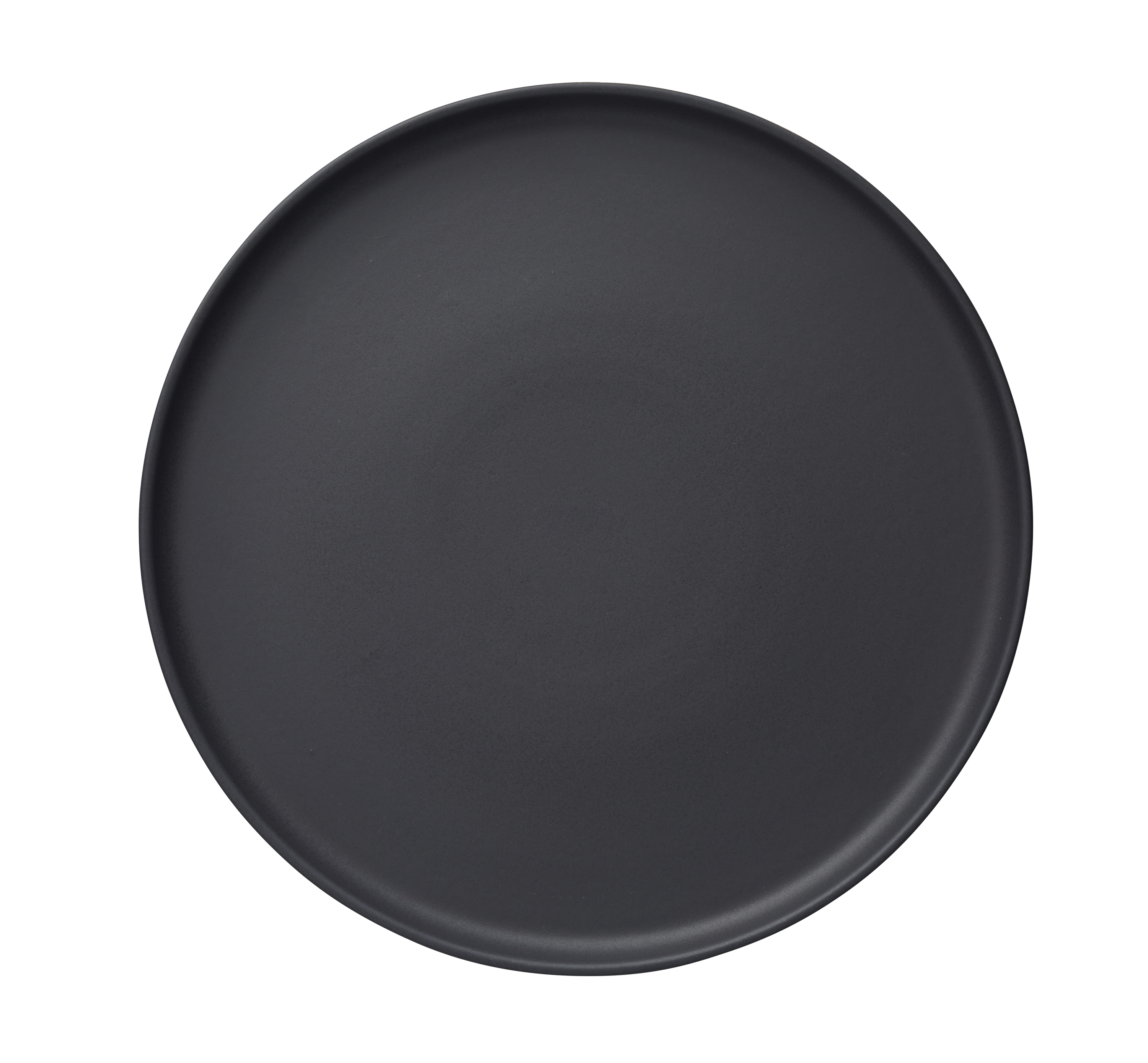 WAS Germany 4x Teller Set ROCKZZERO, Steinzeug, Midnight, flach, Durchmesser:33cm (452501033)