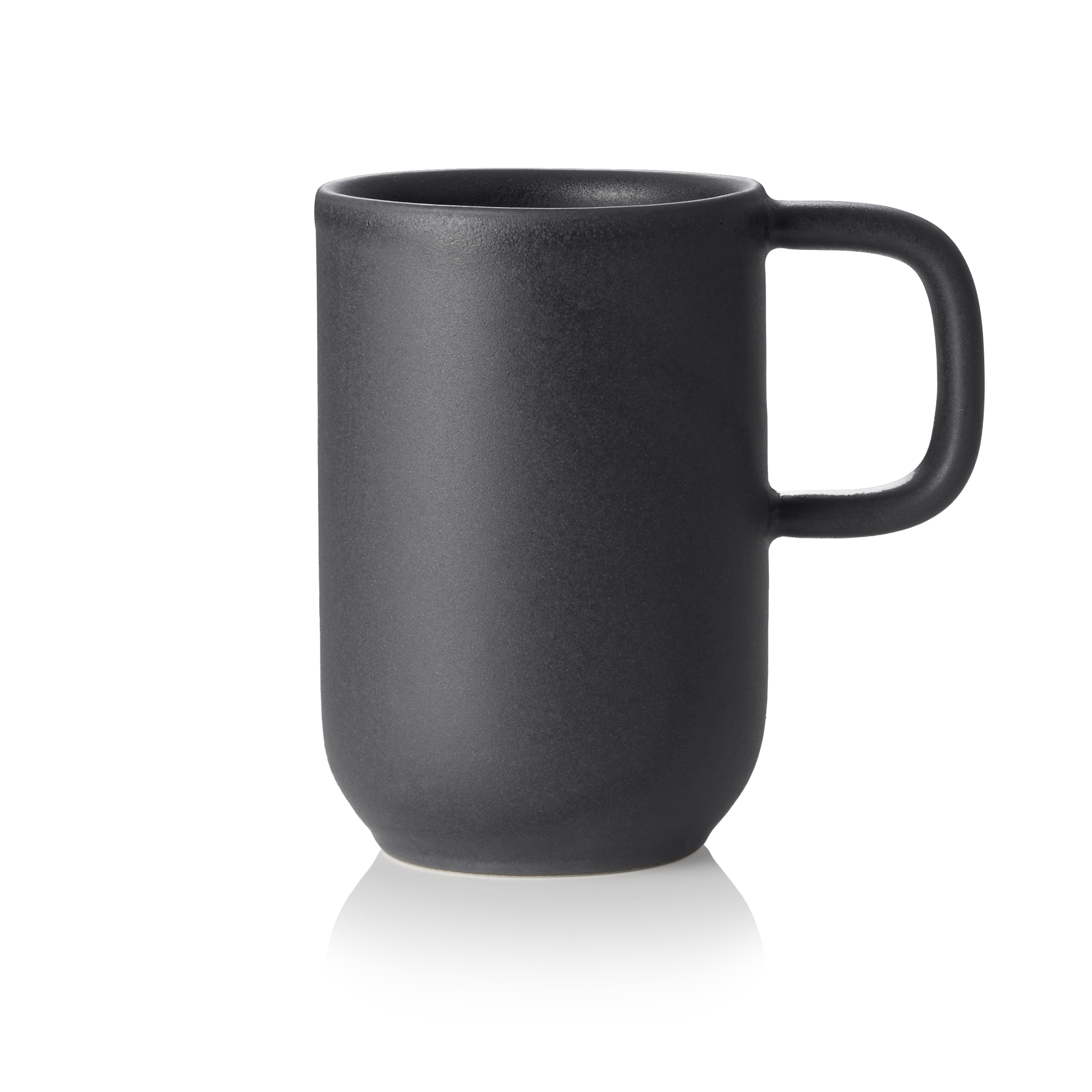 WAS Germany 6x Becher, Steinzeug, Schwarz, Serie: ROCKZZERO, Inhalt: 370ml (452506037)