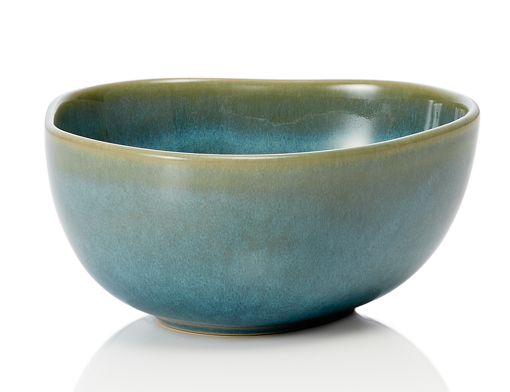 WAS Germany 6x Schale Set ROCKZZERO, Steinzeug, Myrtle Green, tief, Durchmesser:11,5cm, Inhalt:0,2L (462303011)