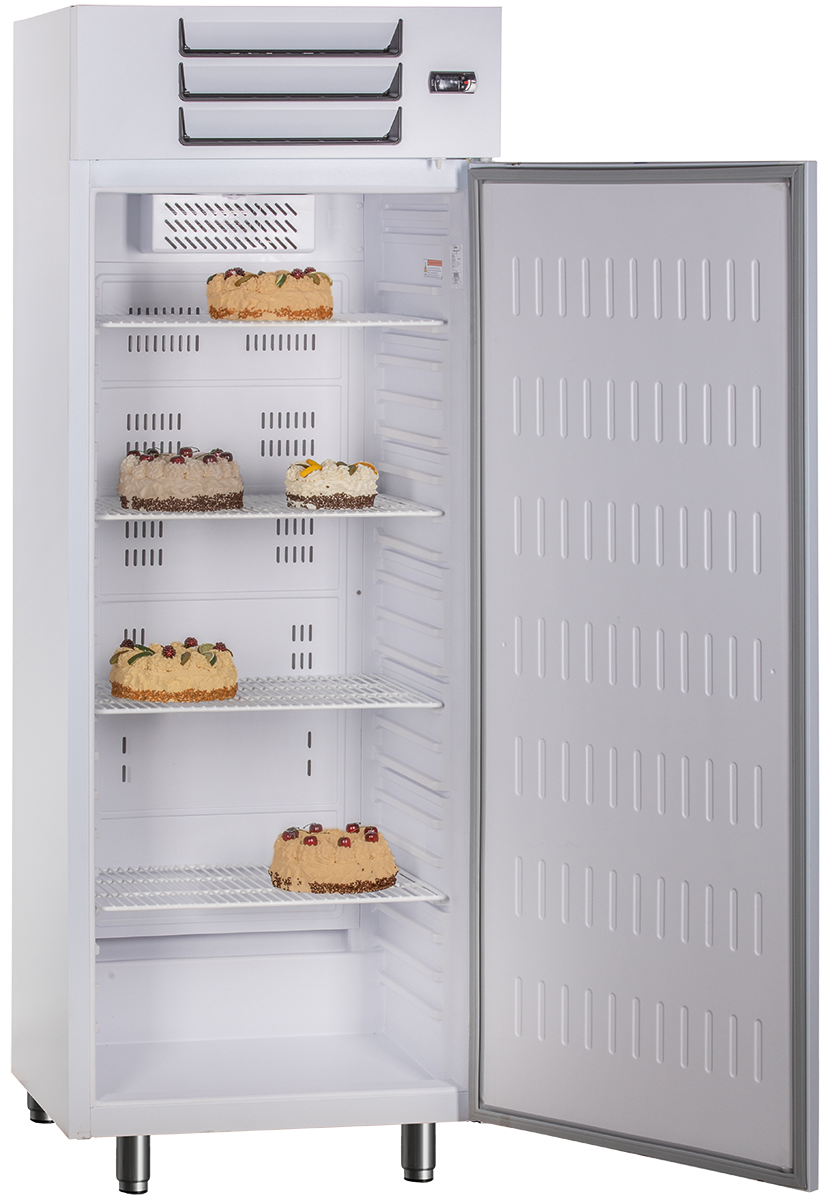 KBS Bäckerei Kühlschrank (EN Norm BKU 507), Stahl und Kunststoff, Weiß, 0,2kW, 230V, 488L, 725x670x1995mm