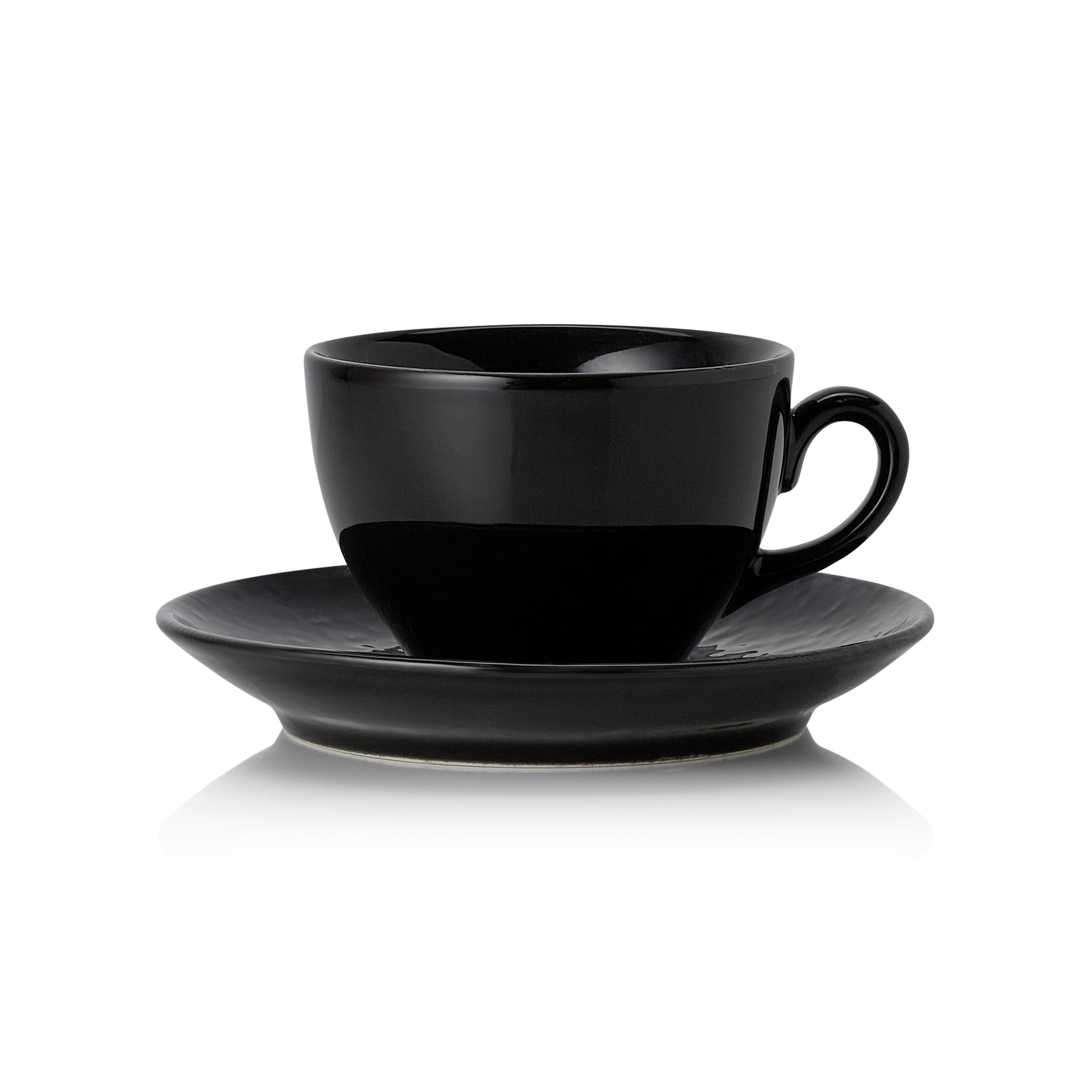 WAS Germany 6x Ober- und Untertasse Set VIDA NIGHT, 220 ml, night, Porzellan  (4880825)