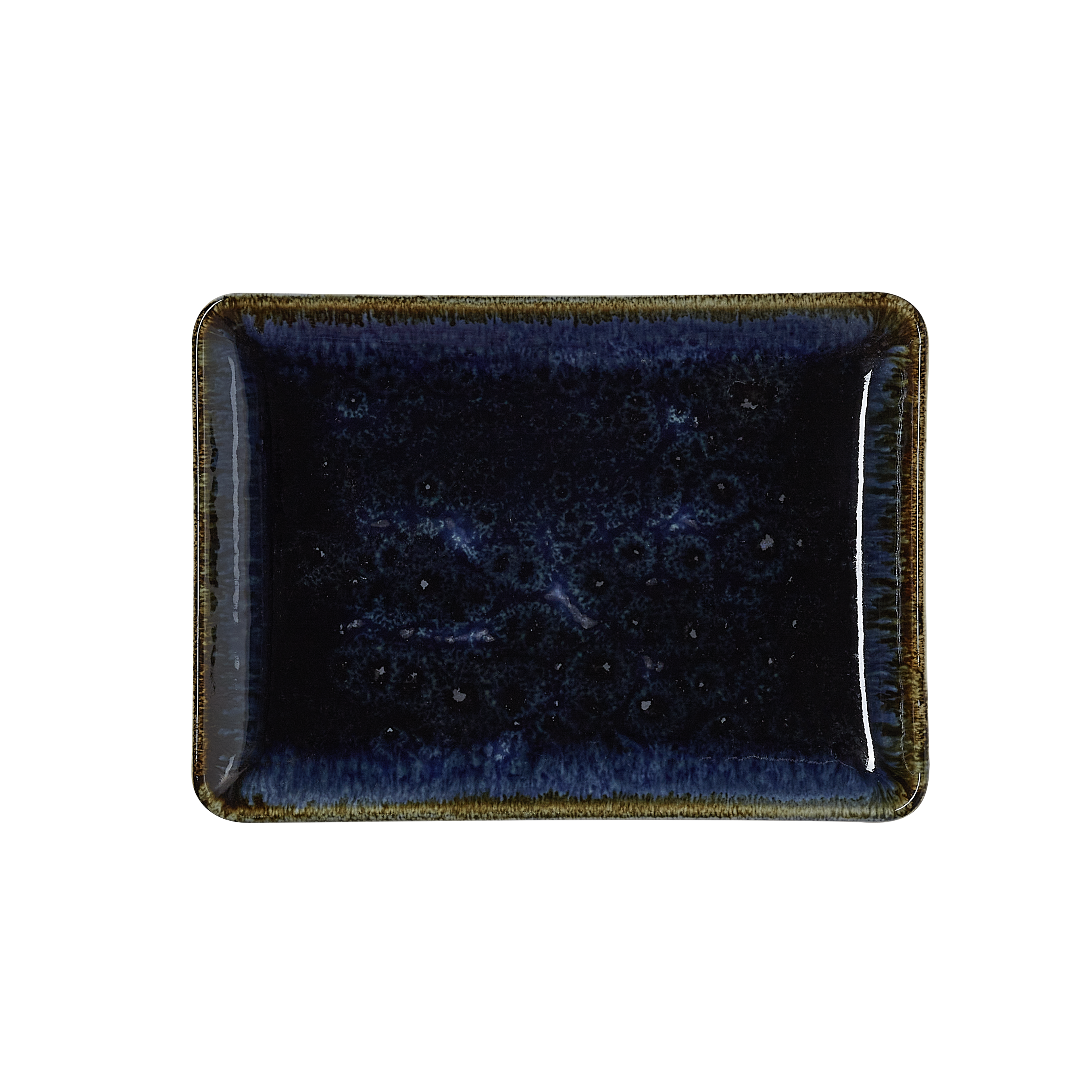 WAS Germany 6x Teller Set VIDA DARK OCEAN, flach, 18 x 13 cm, dark ocean, Porzellan  (4881218)