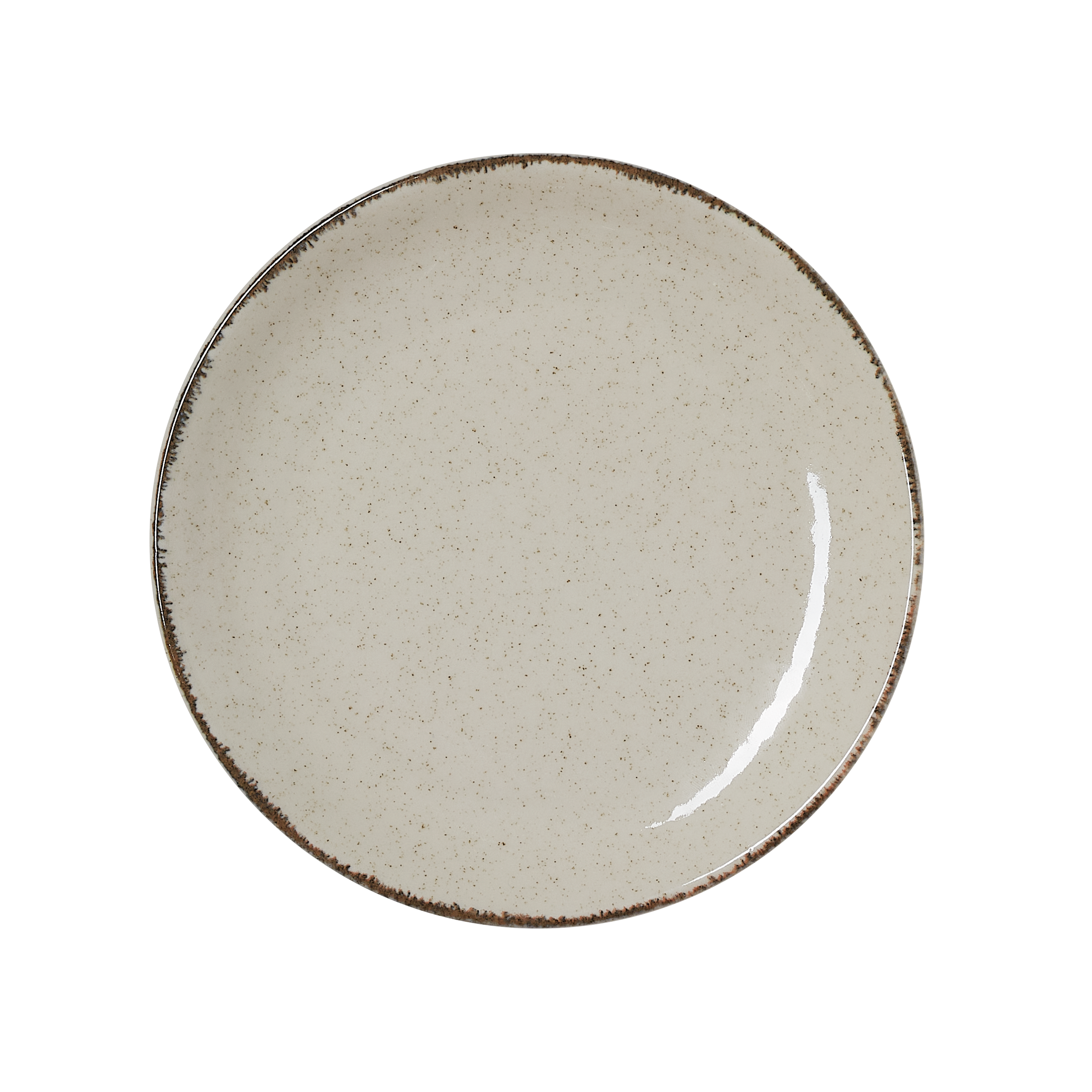 WAS Germany 6x Teller Set SMILLA SAND, Porzellan, flach, Durchmesser:17cm (4887117)