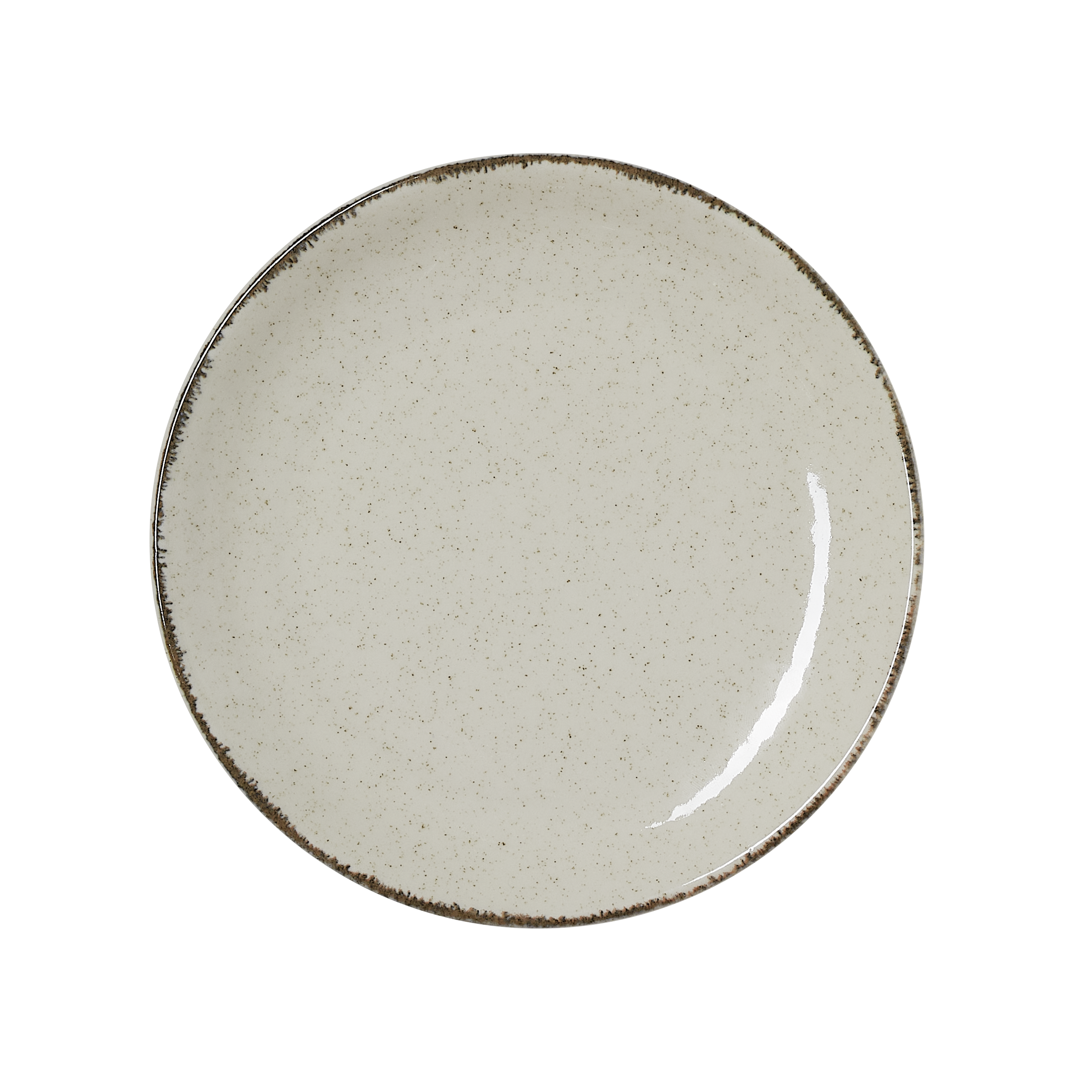 WAS Germany 6x Teller Set SMILLA SAND, flach, Ø 17 cm, sand, Porzellan  (4887117)