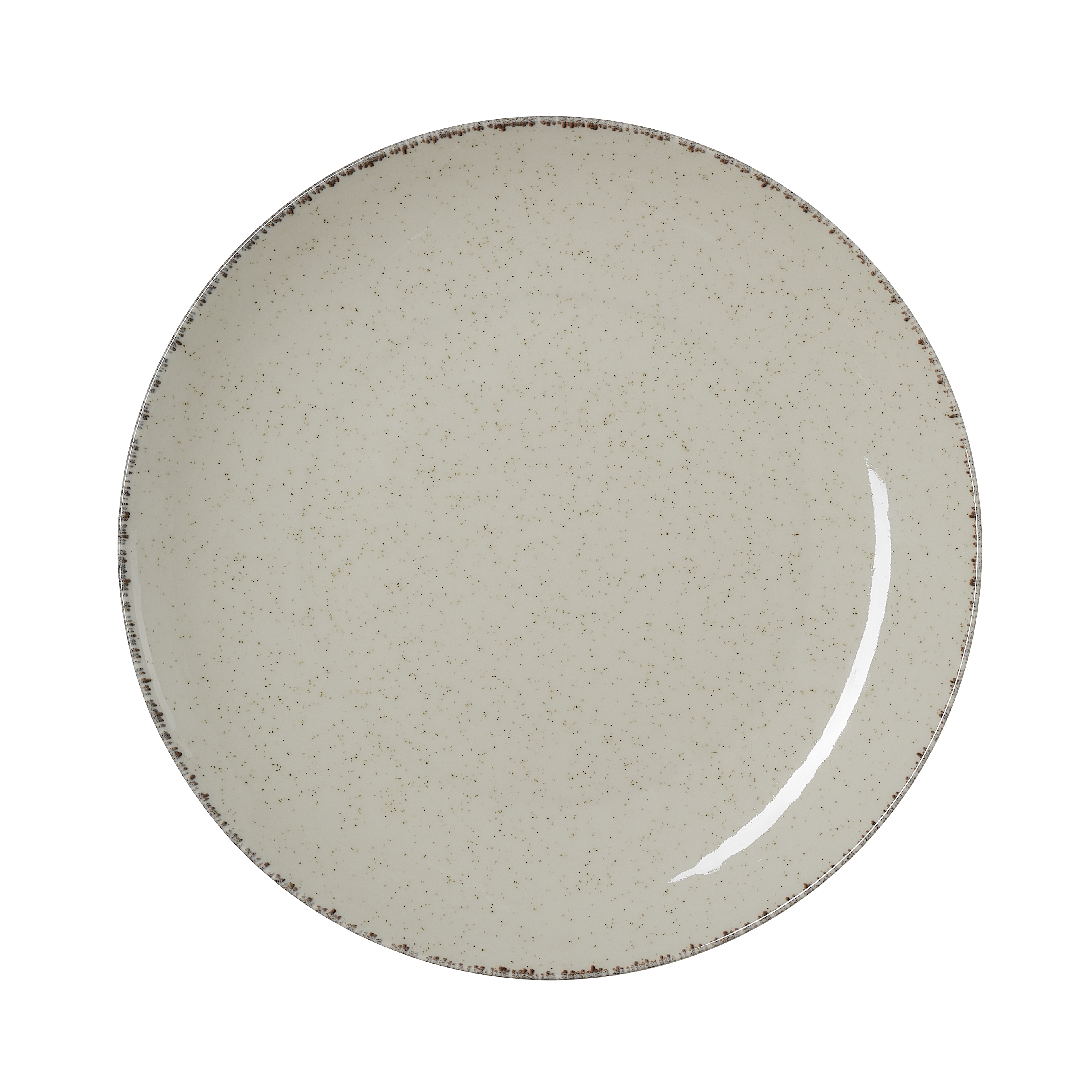 WAS Germany 6x Teller Set SMILLA SAND, flach, Ø 25 cm, sand, Porzellan  (4887125)