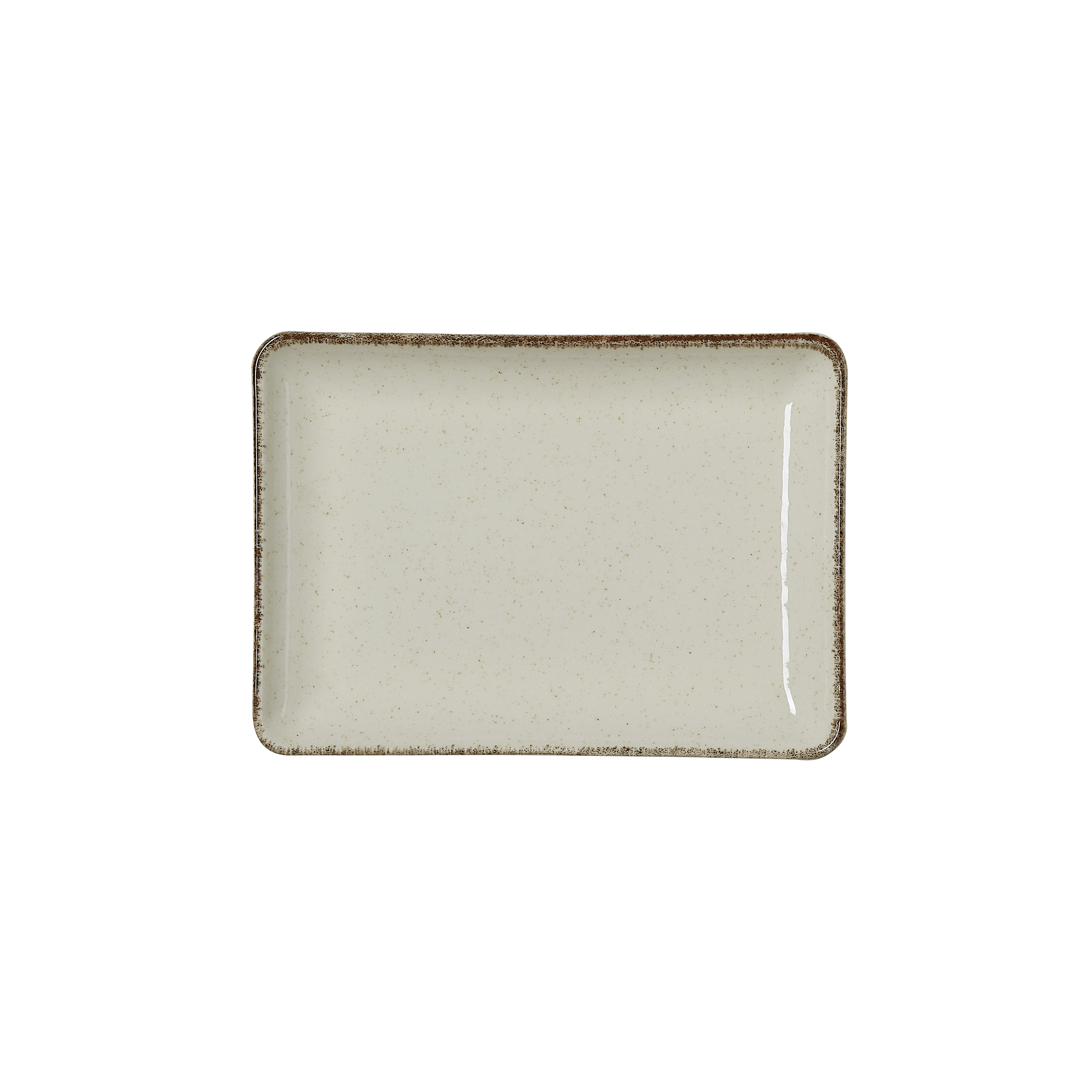 WAS Germany 6x Teller Set SMILLA SAND, flach, 18 x 13 cm, sand, Porzellan  (4887218)