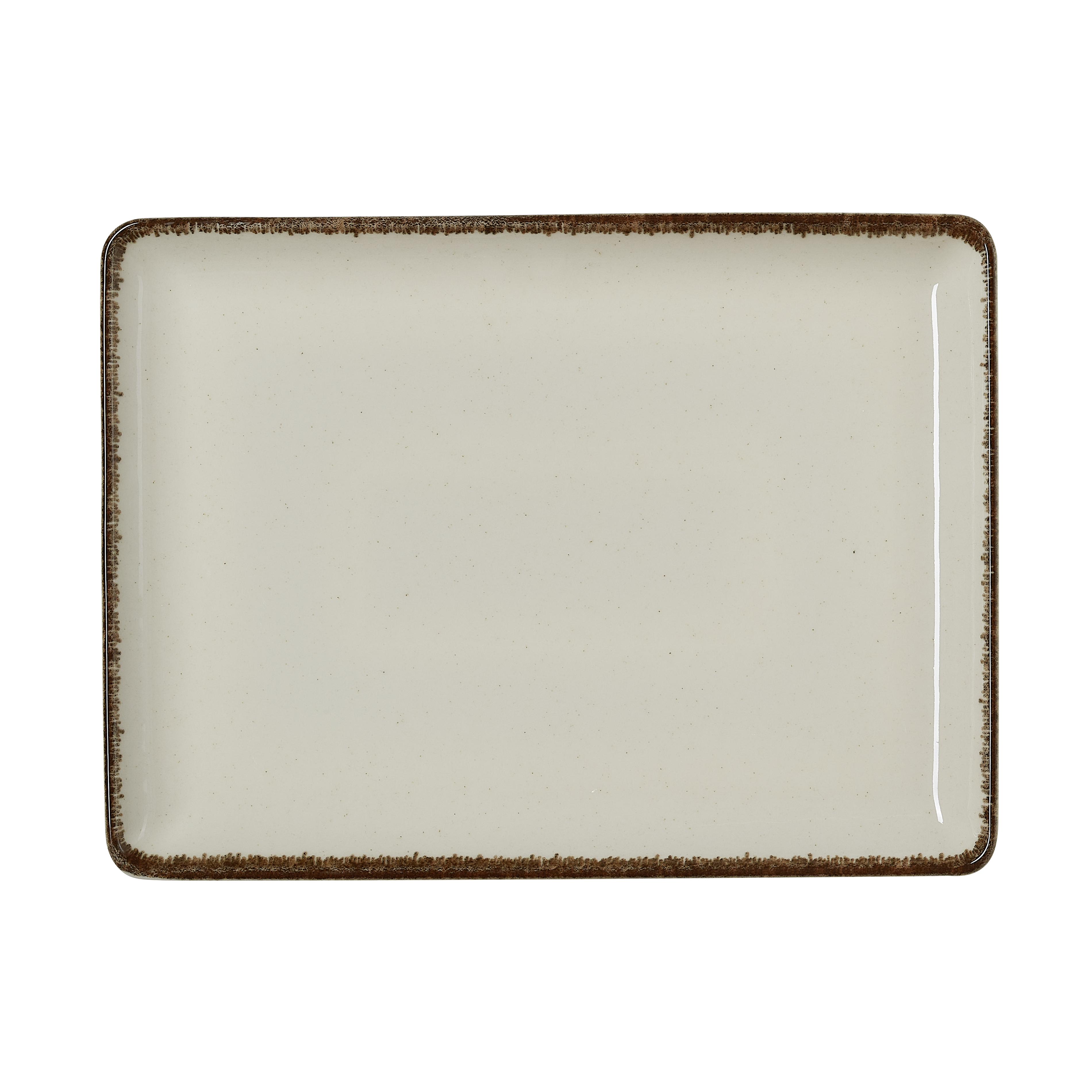 WAS Germany 6x Teller Set SMILLA SAND, flach, 27 x 20 cm, sand, Porzellan  (4887227)