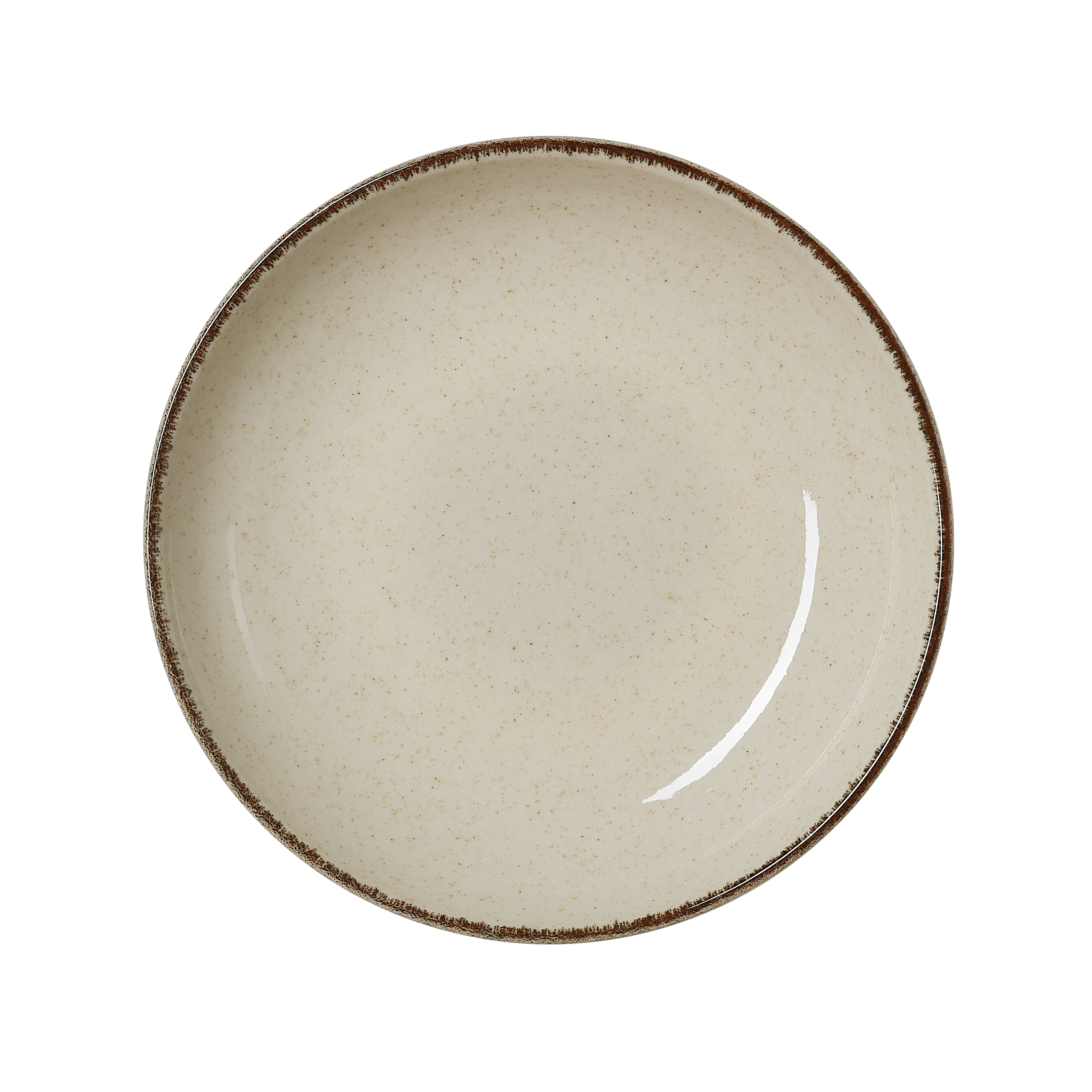 WAS Germany 6x Teller Set SMILLA SAND, Porzellan, tief, Durchmesser:21cm (4887321)