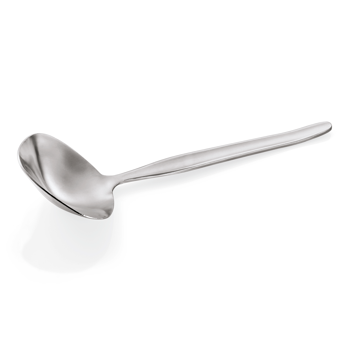 WAS Germany 12x Saucenlöffel, Chromstahl 18/0, Silber, Serie: NP 80, Länge: 18,5cm (514000)
