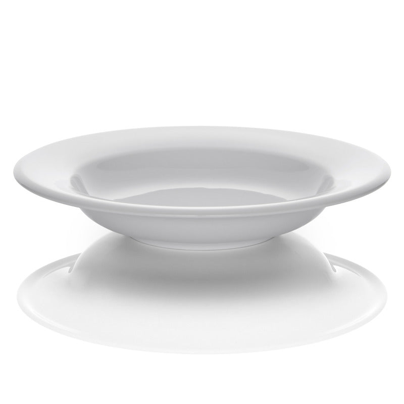 WMF 6x Teller (Tief), Porzellan, Serie: SYNERGY, Weiß, Durchmesser: 24cm