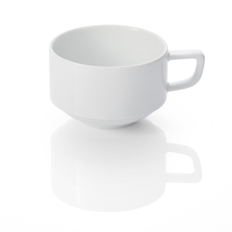 WMF 6x Tasse, Porzellan, Serie: SYNERGY, Weiß, Inhalt: 280ml