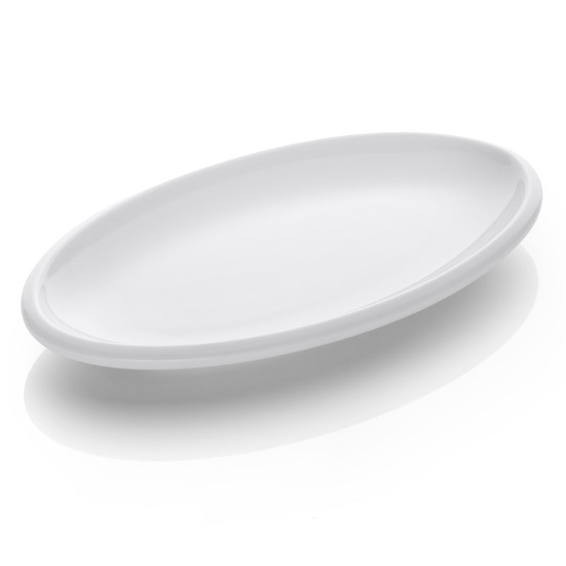 WMF 6x Platte, Porzellan, Serie: SYNERGY, Weiß, Oval, 21x12cm