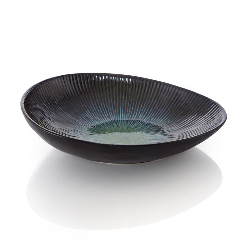 WMF 4x Schale coup, oval, Serie: STYLE LIGHTS, DEEP OCEAN grün, 26x23cm
