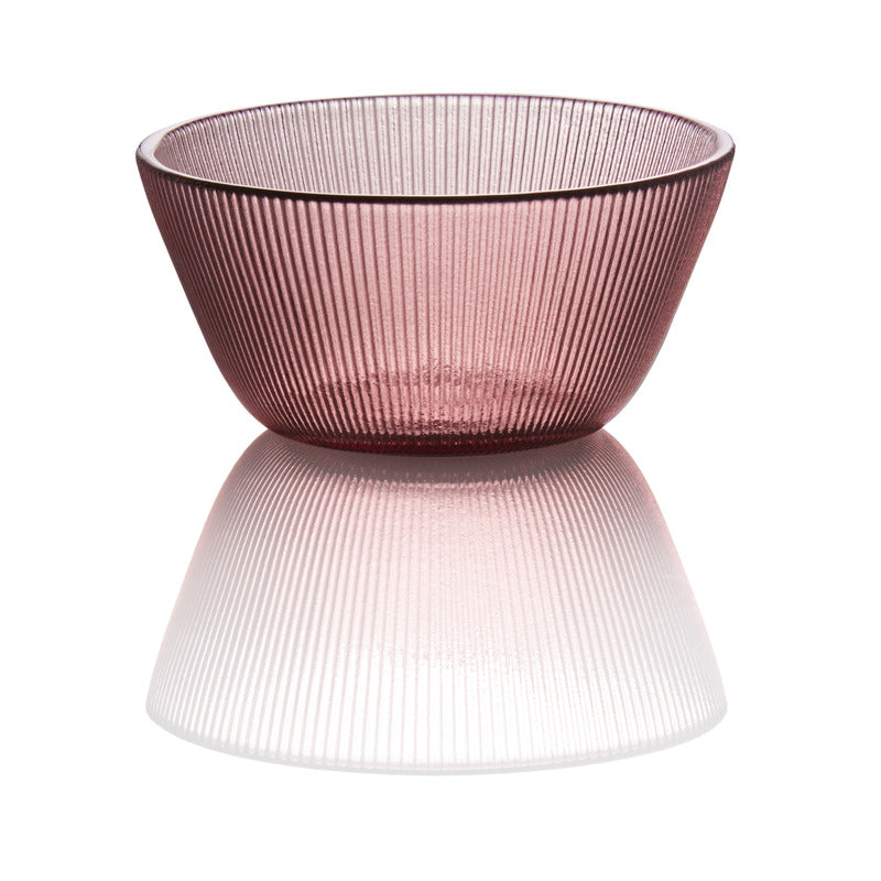 WMF 6x Schale "S", Glas, Serie: STYLE LIGHTS, Rose, Inhalt: 200ml, Durchmesser: 11cm, Höhe: 5cm