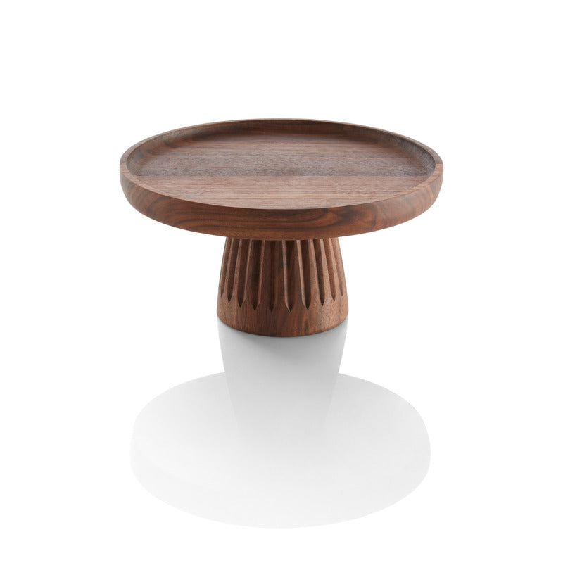 WMF Gebäckständer, Holz (Walnuss), Serie: STYLE LIGHTS, Durchmesser: 20cm, Höhe: 9cm