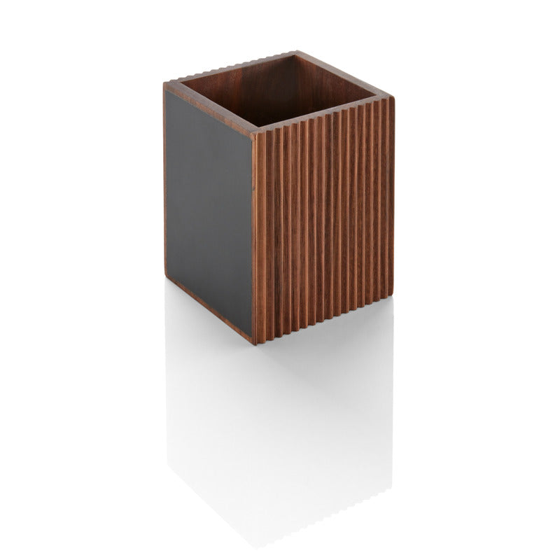 WMF Besteckbox, Holz (Walnuss), Serie: SYTLE LIGHTS, 11x11x13cm