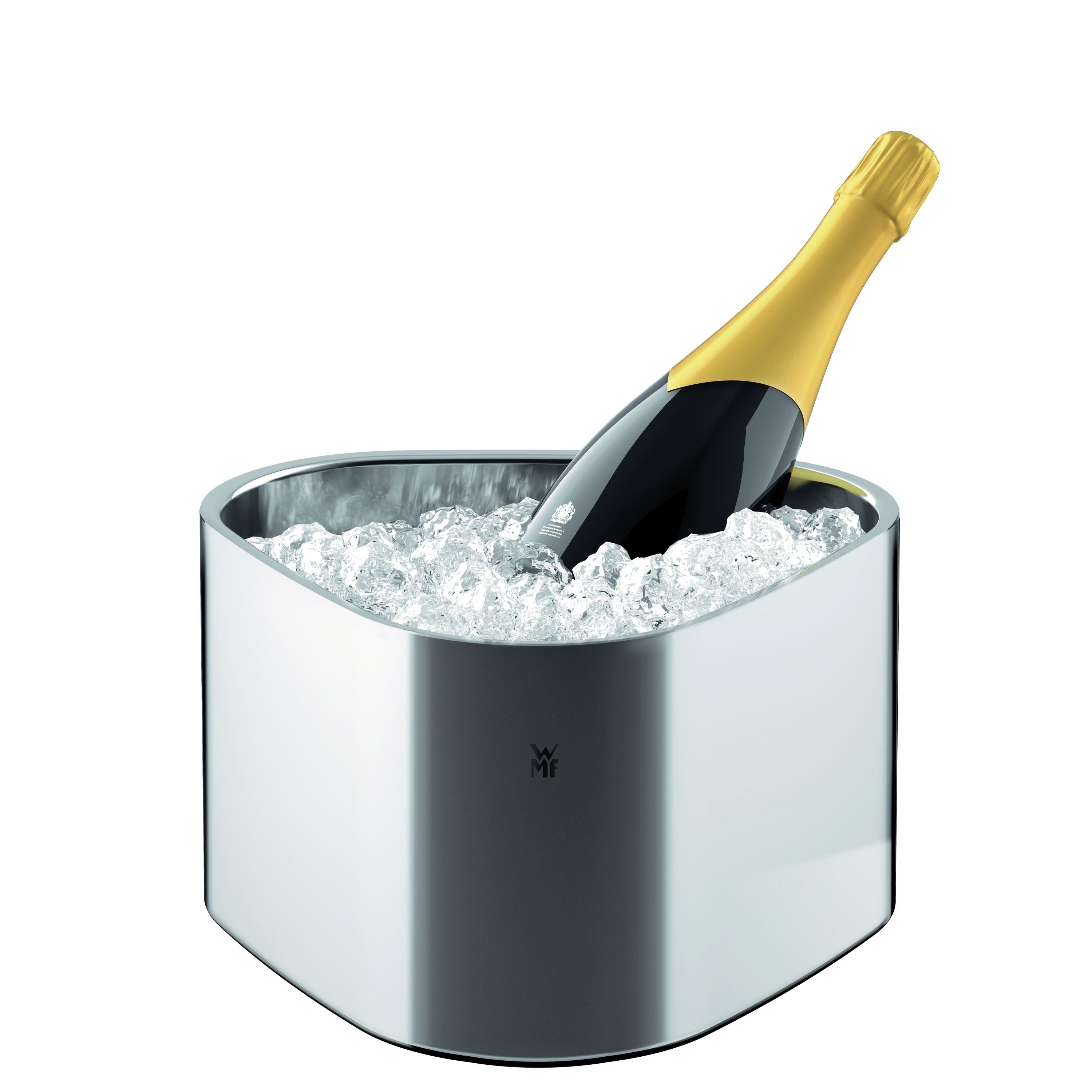 WMF Getränkekühler (Doppelwandig), Edelstahl 18/10, Silber, Serie: DIVA, 27,5x26,2x17cm