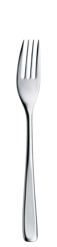 Hepp 12x Menügabel (Versilbert), Serie: MEDAN, Länge: 212mm